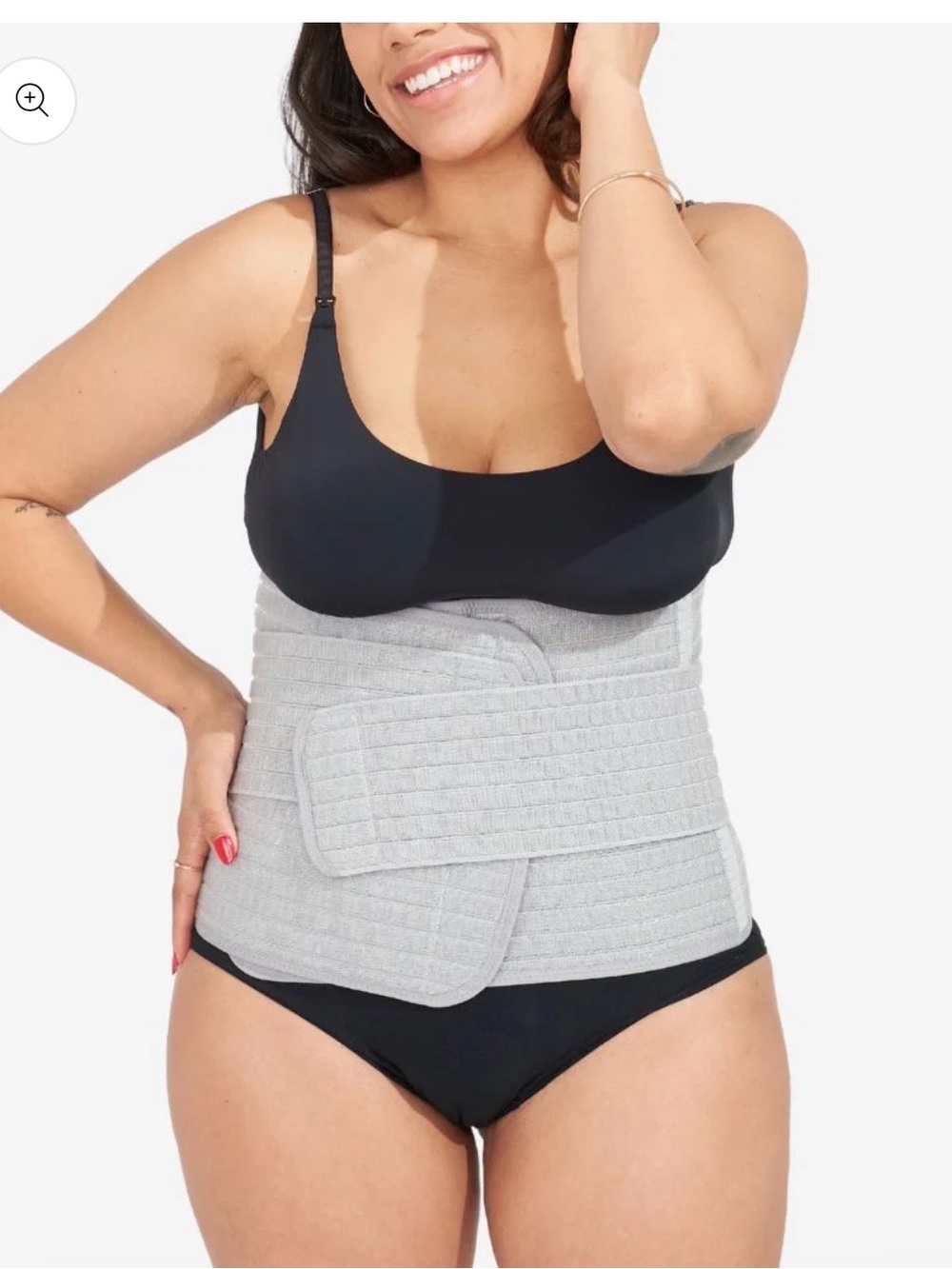 Bodily One Size Postpartum Waist Support Belt - Light Gray